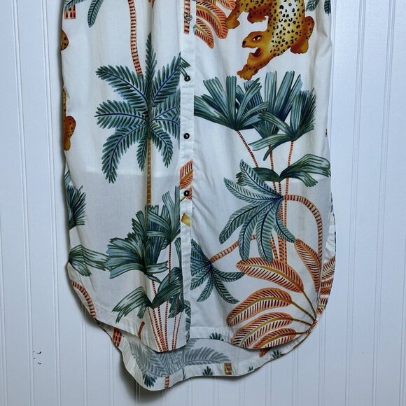 Maeve x Anthropologie The Lillian cap-sleeve button-front midi dress Medium - Picture 9 of 15